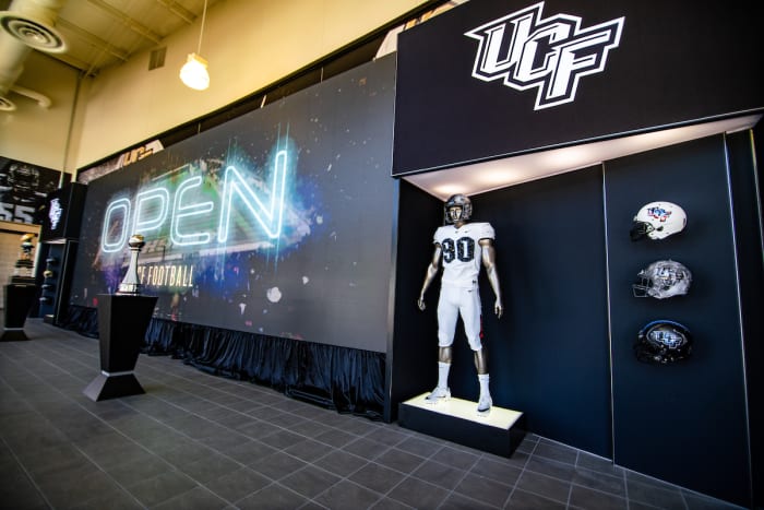 UCF Entrance with Helmets